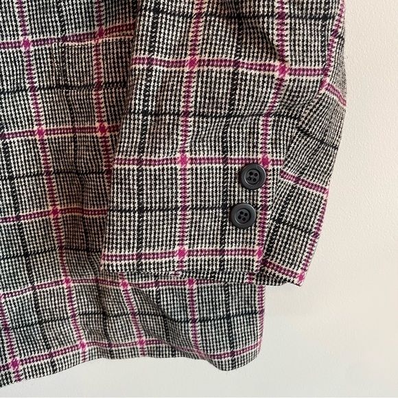 Vintage Pendleton Virgin Wool Plaid Academia Blazer Jacket - Picture 8 of 12